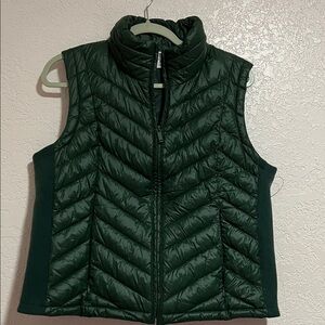 Calvin Klein Dark Green Quilted Vest
